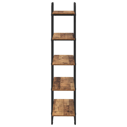 Boekenrek 5-laags 60 x 35 x 175,5 cm PB Eikenhout