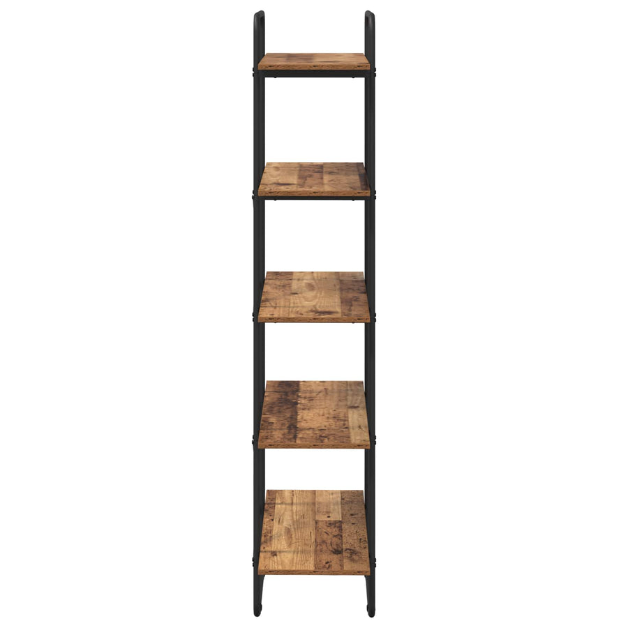 Boekenrek 5-laags 60 x 35 x 175,5 cm PB Eikenhout
