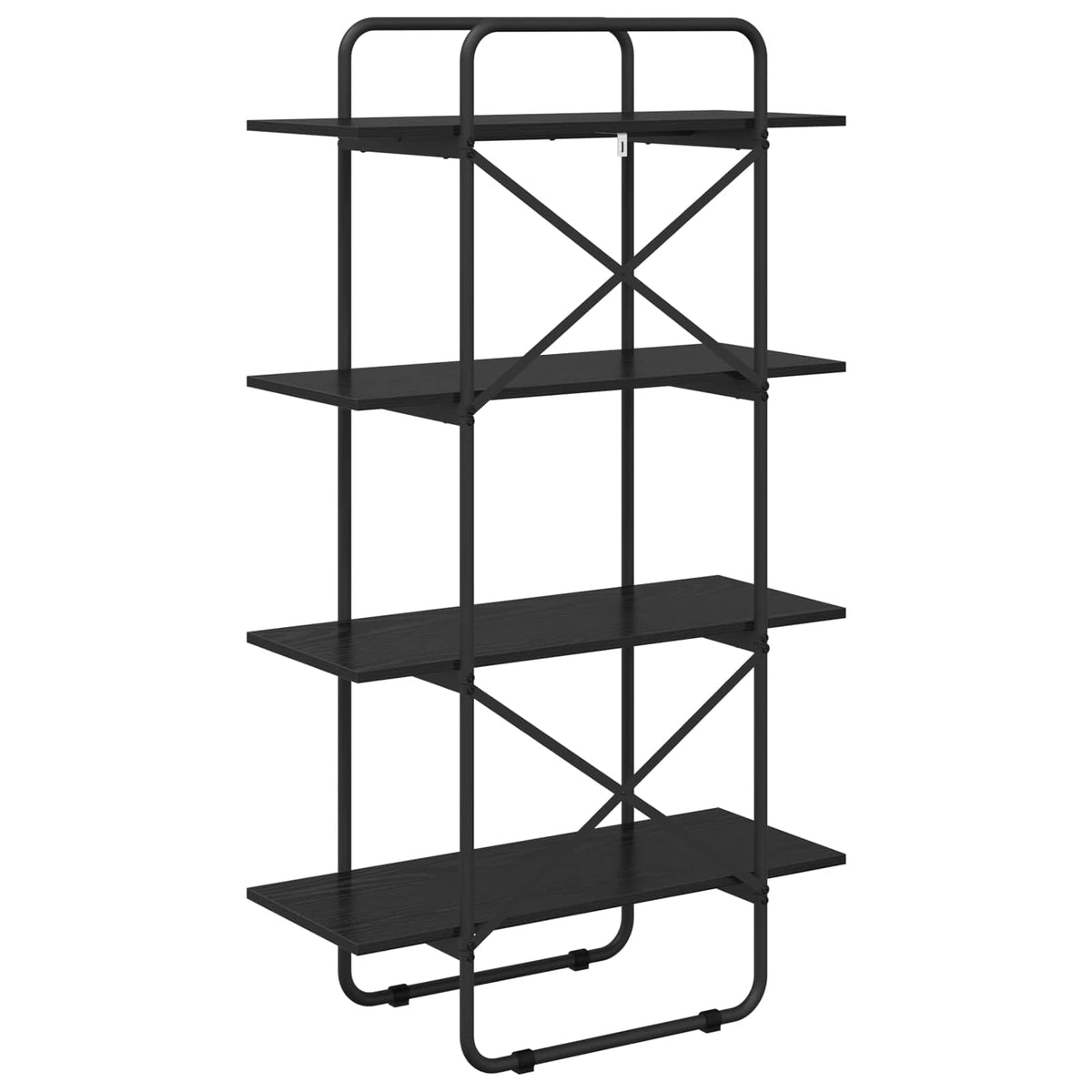 Boekenrek 4-laags 60 x 35 x 140 cm PB Zwart eiken