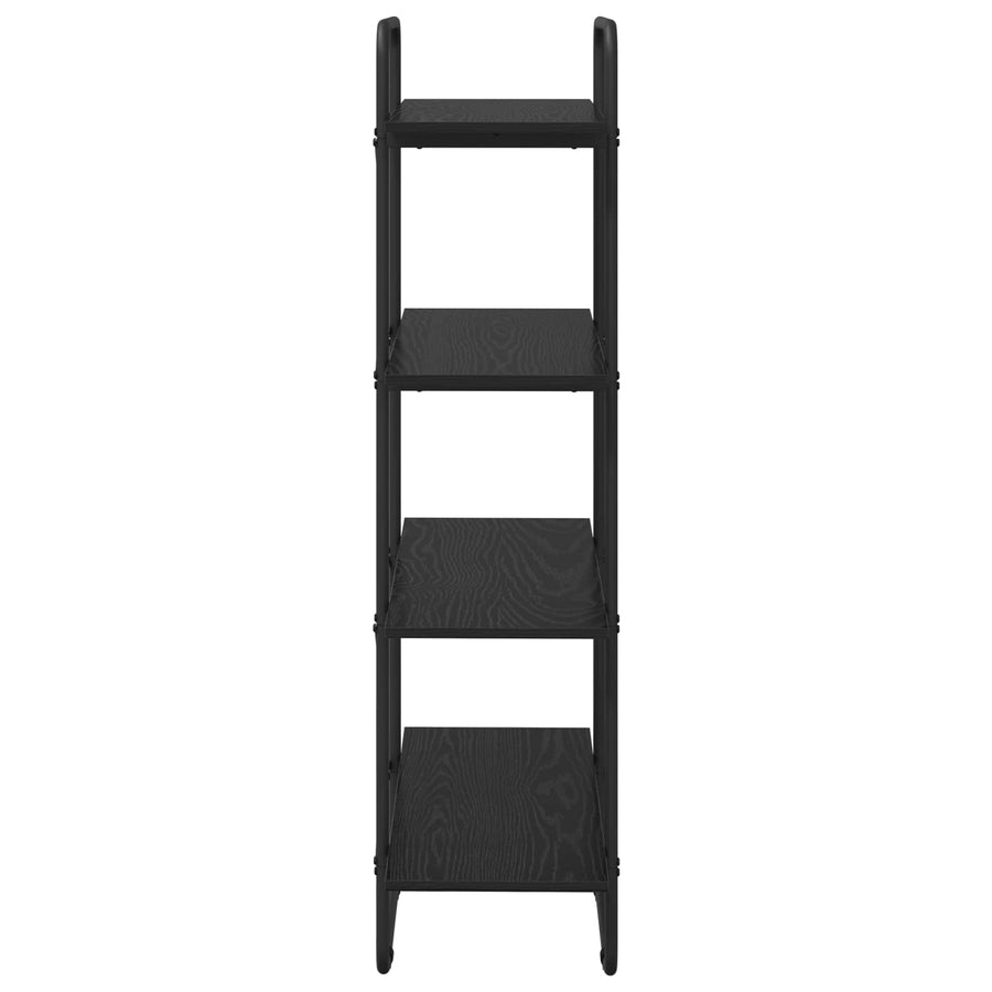 Boekenrek 4-laags 60 x 35 x 140 cm PB Zwart eiken