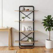 Boekenrek 4-laags 60x35x140 cm Sonoma Eiken