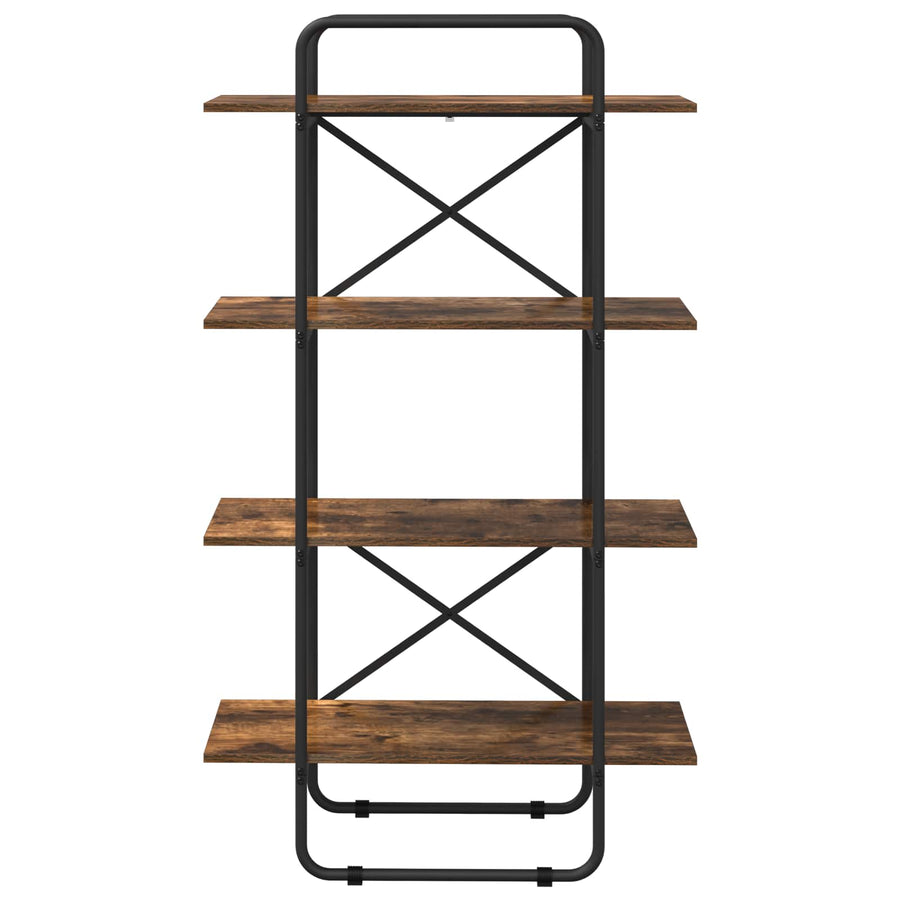 Boekenrek 4-laags 60 x 35 x 140 cm PB Gerookt eiken