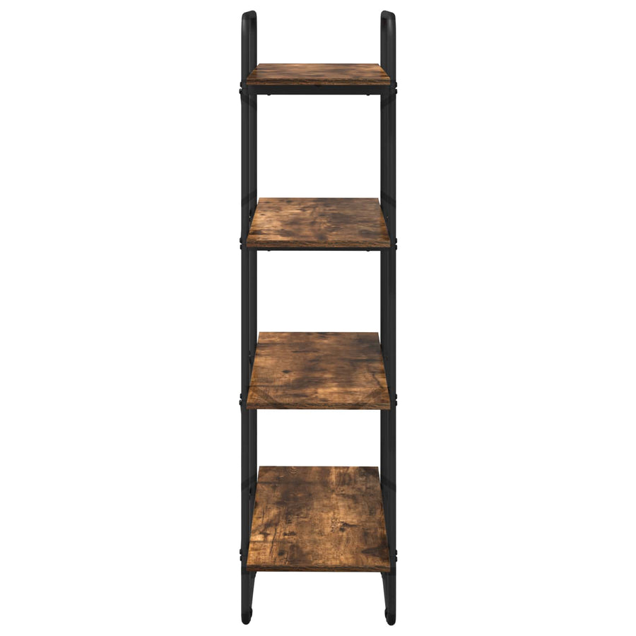 Boekenrek 4-laags 60 x 35 x 140 cm PB Gerookt eiken