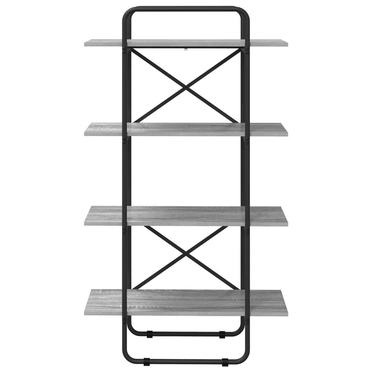 Boekenrek 4-laags 60 x 35 x 140 cm PB Grijs Sonoma