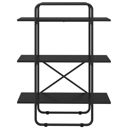 Boekenrek 3-laags 60 x 35 x 105 cm PB Zwart eiken