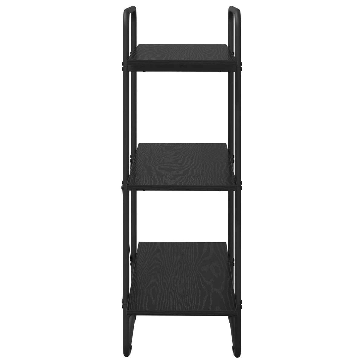 Boekenrek 3-laags 60 x 35 x 105 cm PB Zwart eiken