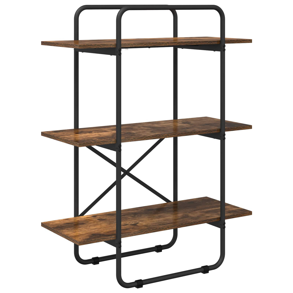 Boekenrek 3-laags 60 x 35 x 105 cm PB Gerookt eiken