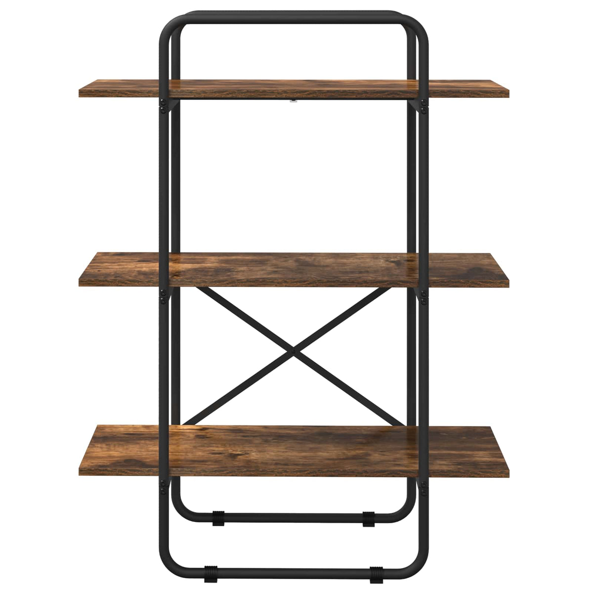 Boekenrek 3-laags 60 x 35 x 105 cm PB Gerookt eiken
