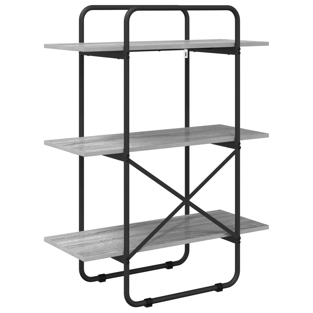 Boekenrek 3-laags 60 x 35 x 105 cm PB Grijs Sonoma