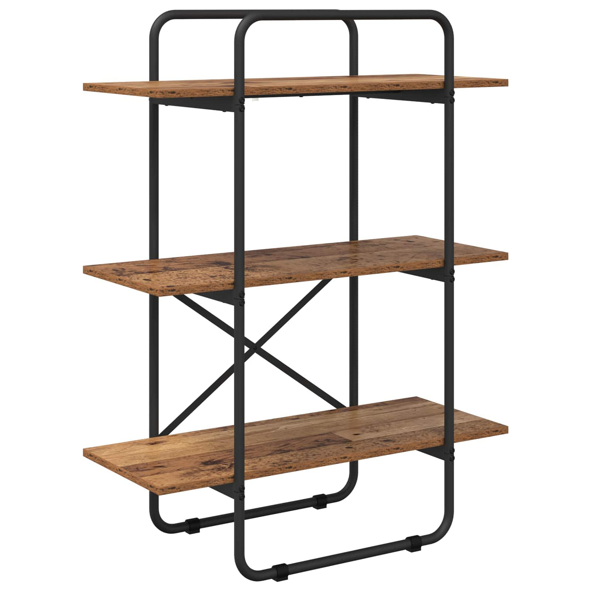 Boekenrek 3-laags 60 x 35 x 105 cm PB Eikenhout