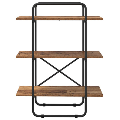 Boekenrek 3-laags 60 x 35 x 105 cm PB Eikenhout