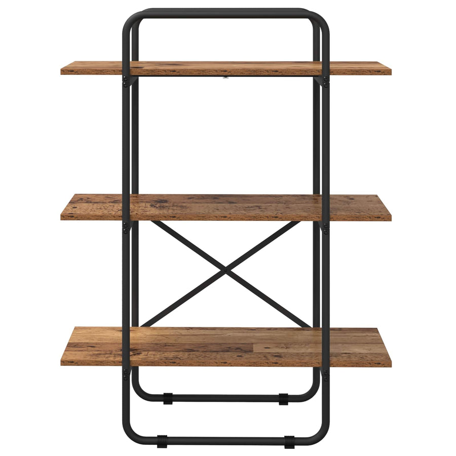 Boekenrek 3-laags 60 x 35 x 105 cm PB Eikenhout