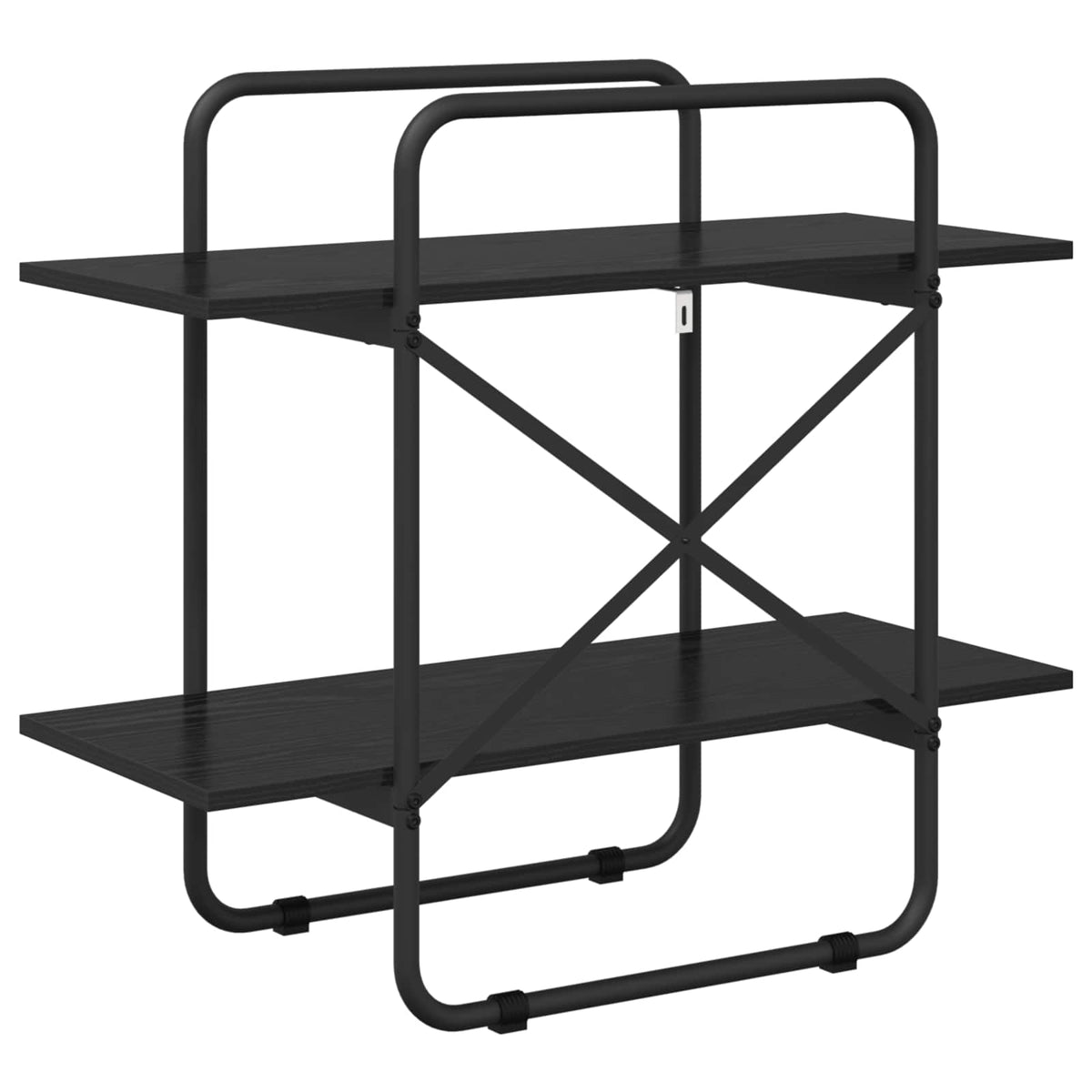 Boekenrek 2-laags 60 x 35 x 70 cm PB Zwart eiken