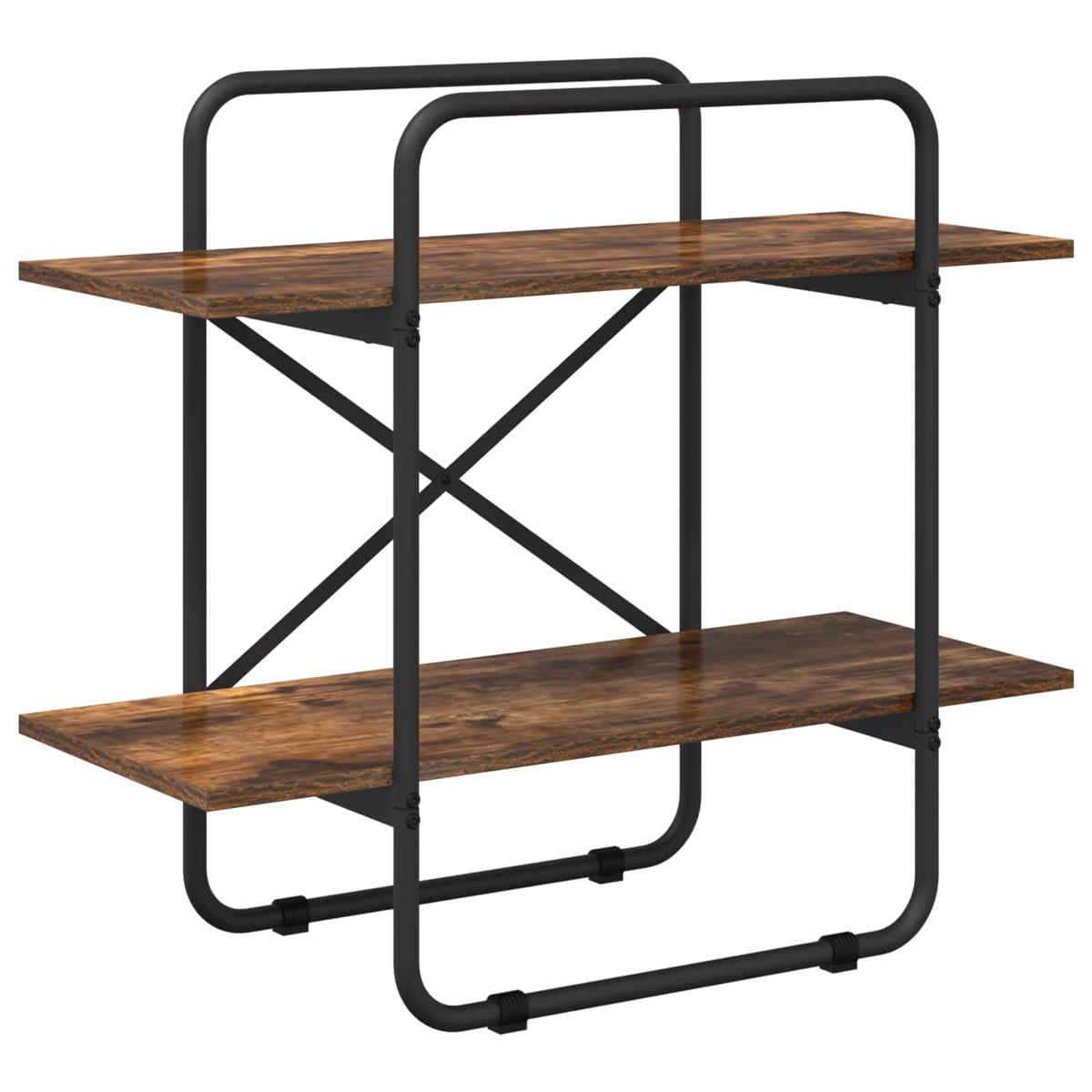 Boekenrek 2-laags 60 x 35 x 70 cm PB Gerookt eiken