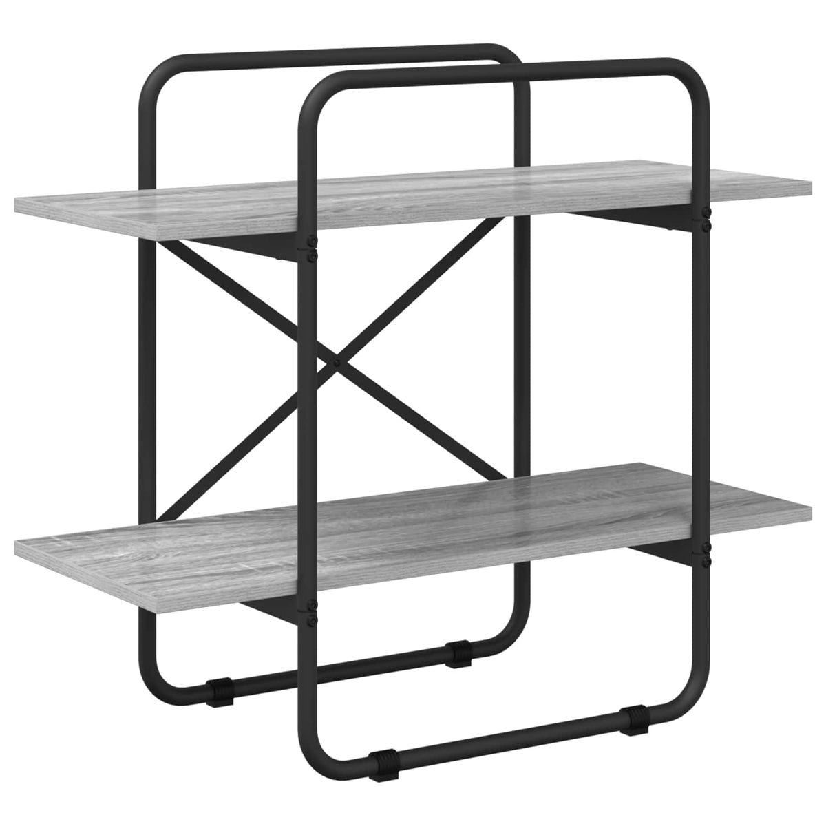 Boekenrek 2-laags 60 x 35 x 70 cm PB Grijs Sonoma