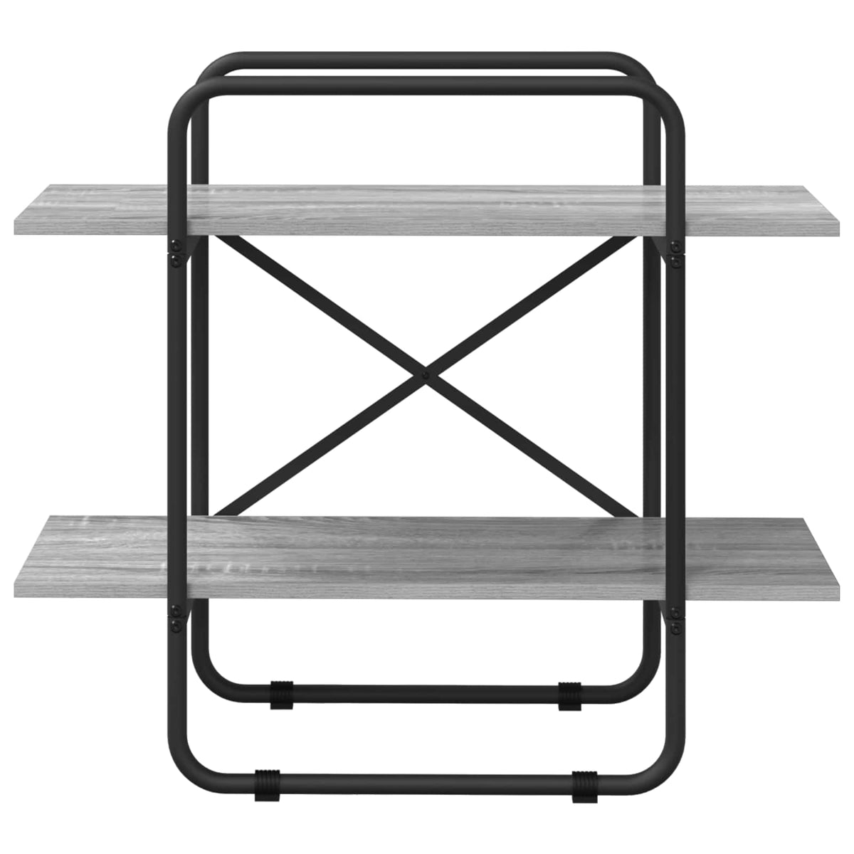 Boekenrek 2-laags 60 x 35 x 70 cm PB Grijs Sonoma