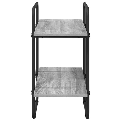 Boekenrek 2-laags 60 x 35 x 70 cm PB Grijs Sonoma
