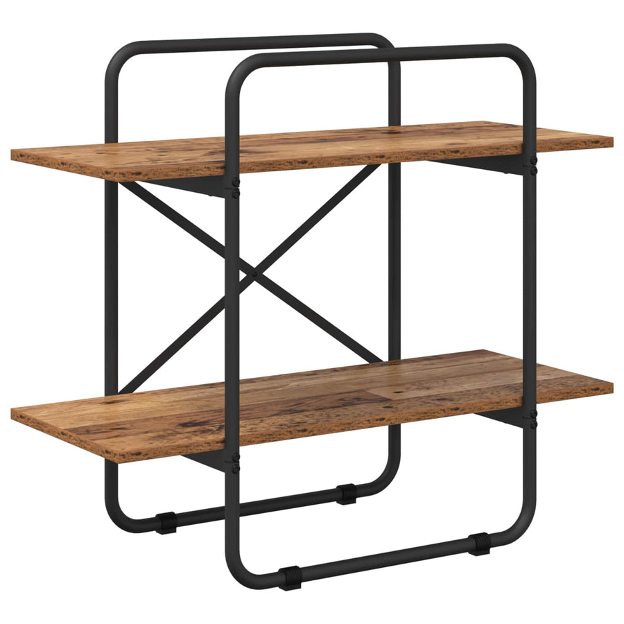 Boekenrek 2-laags 60 x 35 x 70 cm PB Eikenhout
