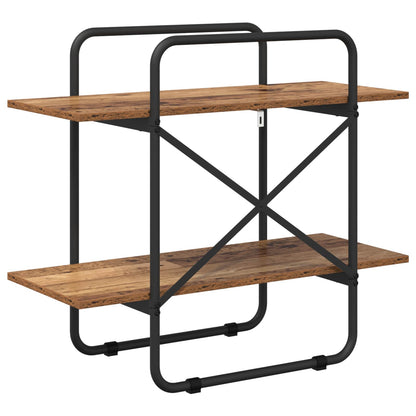 Boekenrek 2-laags 60 x 35 x 70 cm PB Eikenhout