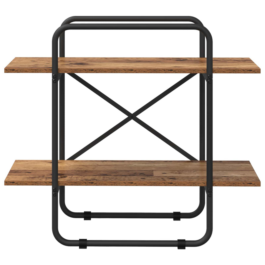 Boekenrek 2-laags 60 x 35 x 70 cm PB Eikenhout