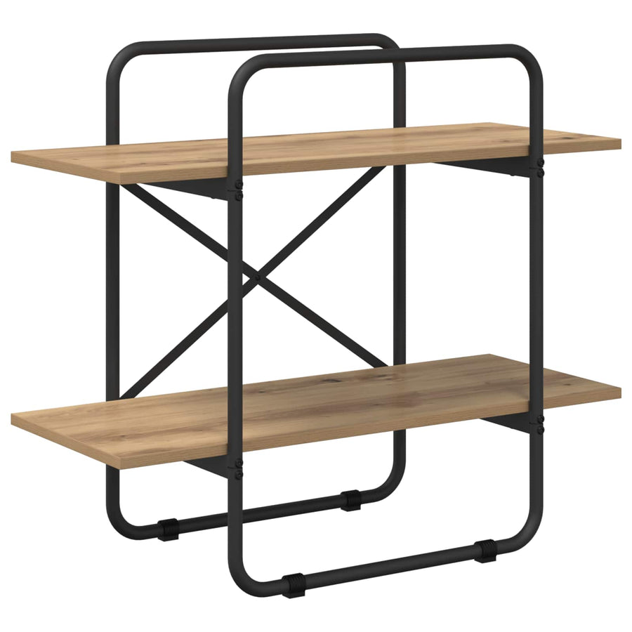 Boekenrek 2-laags 60 x 35 x 70 cm PB Artisanaal eiken
