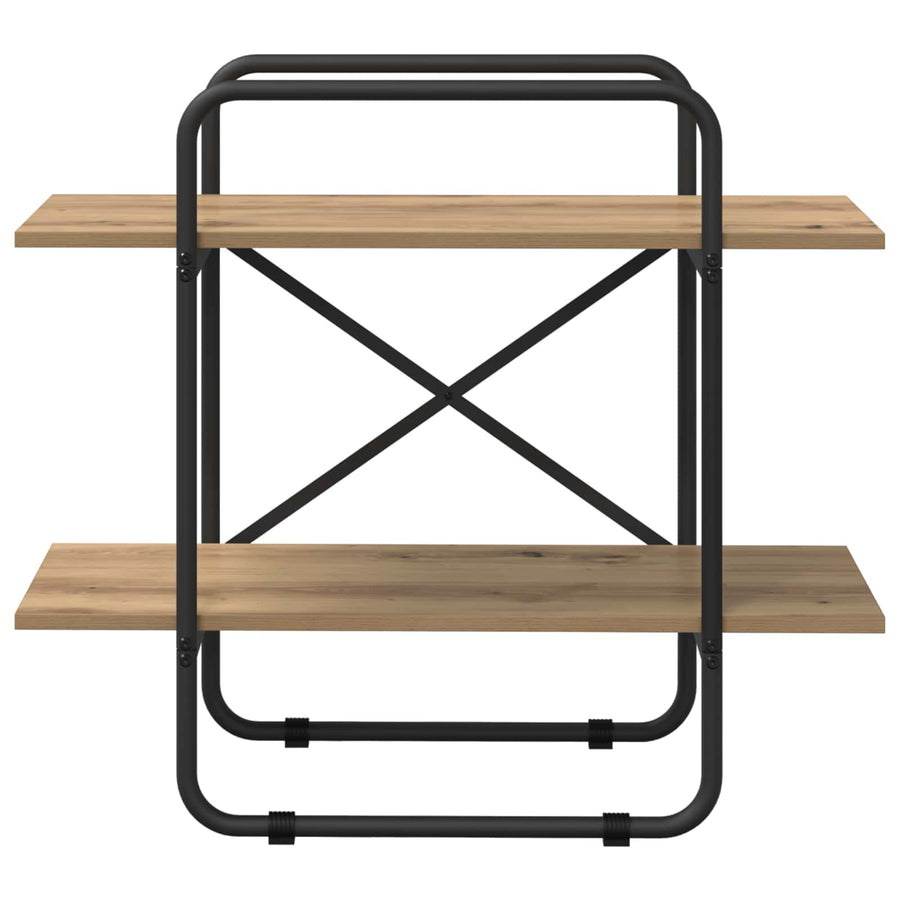 Boekenrek 2-laags 60 x 35 x 70 cm PB Artisanaal eiken