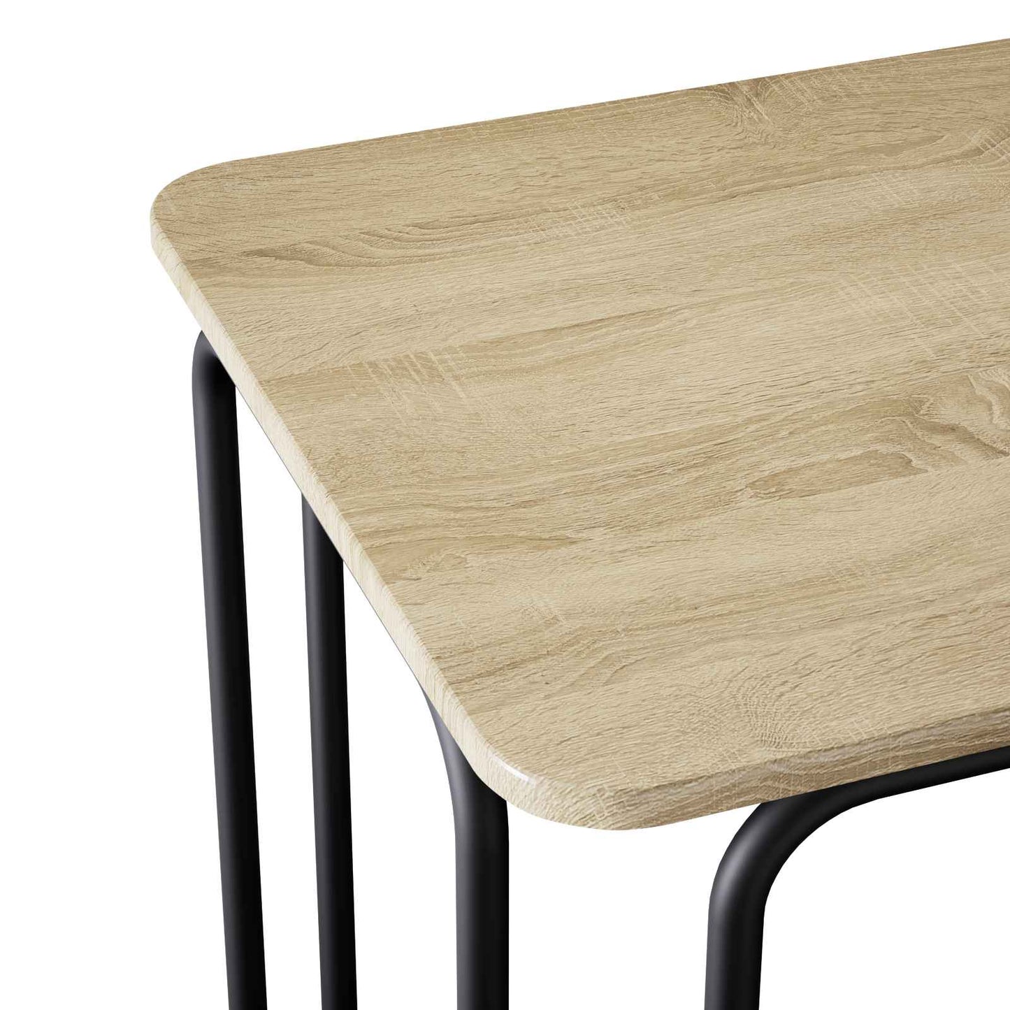 Eettafel 100 x 50 x 75 cm Bewerkt hout Sonoma Eiken Rechthoekig