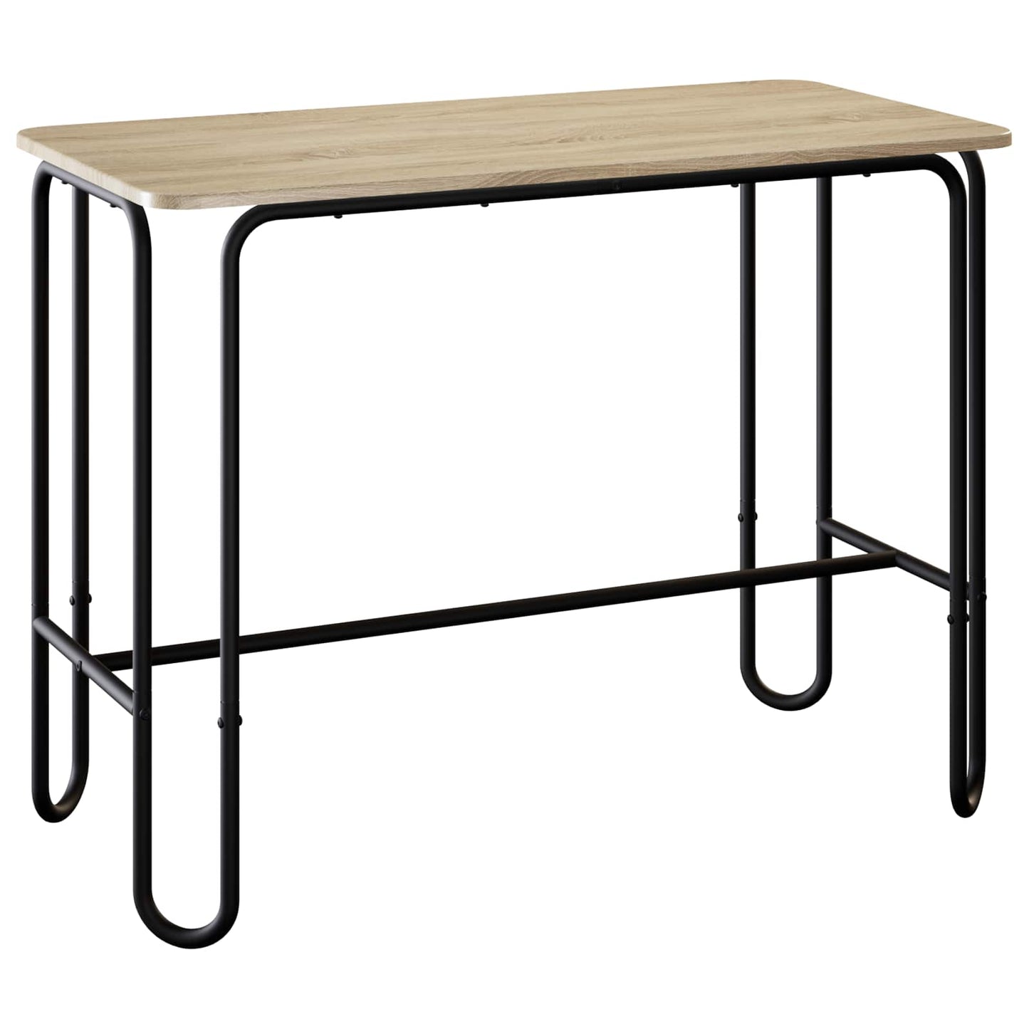 Eettafel 100 x 50 x 75 cm Bewerkt hout Sonoma Eiken Rechthoekig