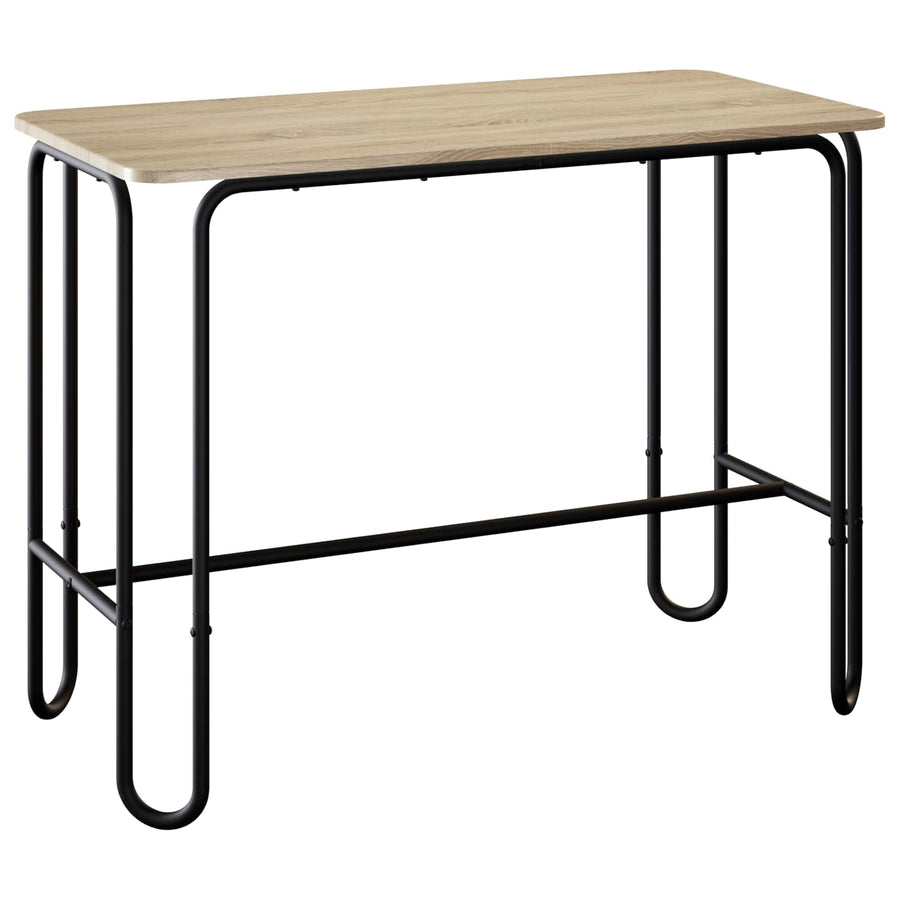 Eettafel 100 x 50 x 75 cm Bewerkt hout Sonoma Eiken Rechthoekig