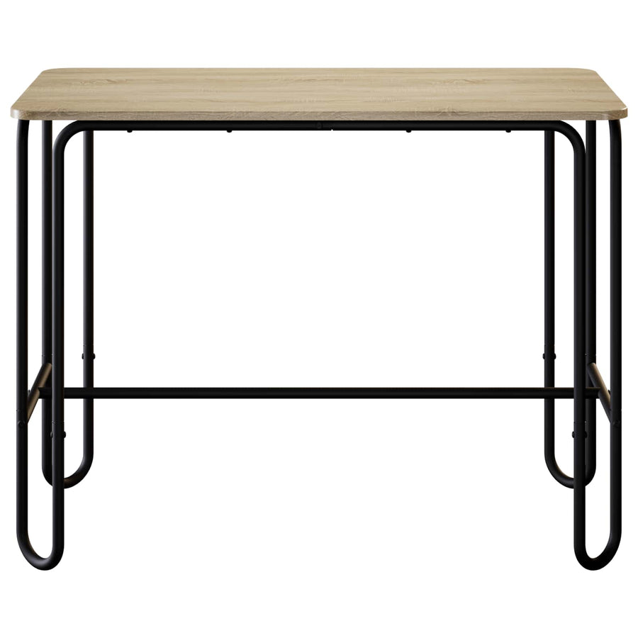 Eettafel 100 x 50 x 75 cm Bewerkt hout Sonoma Eiken Rechthoekig