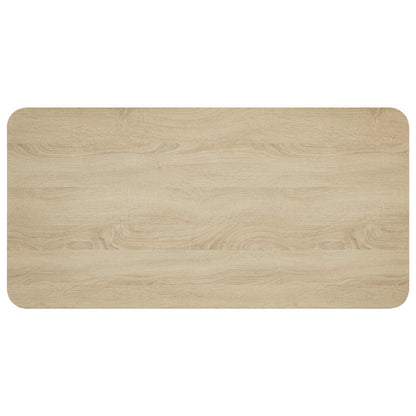 Eettafel 100 x 50 x 75 cm Bewerkt hout Sonoma Eiken Rechthoekig