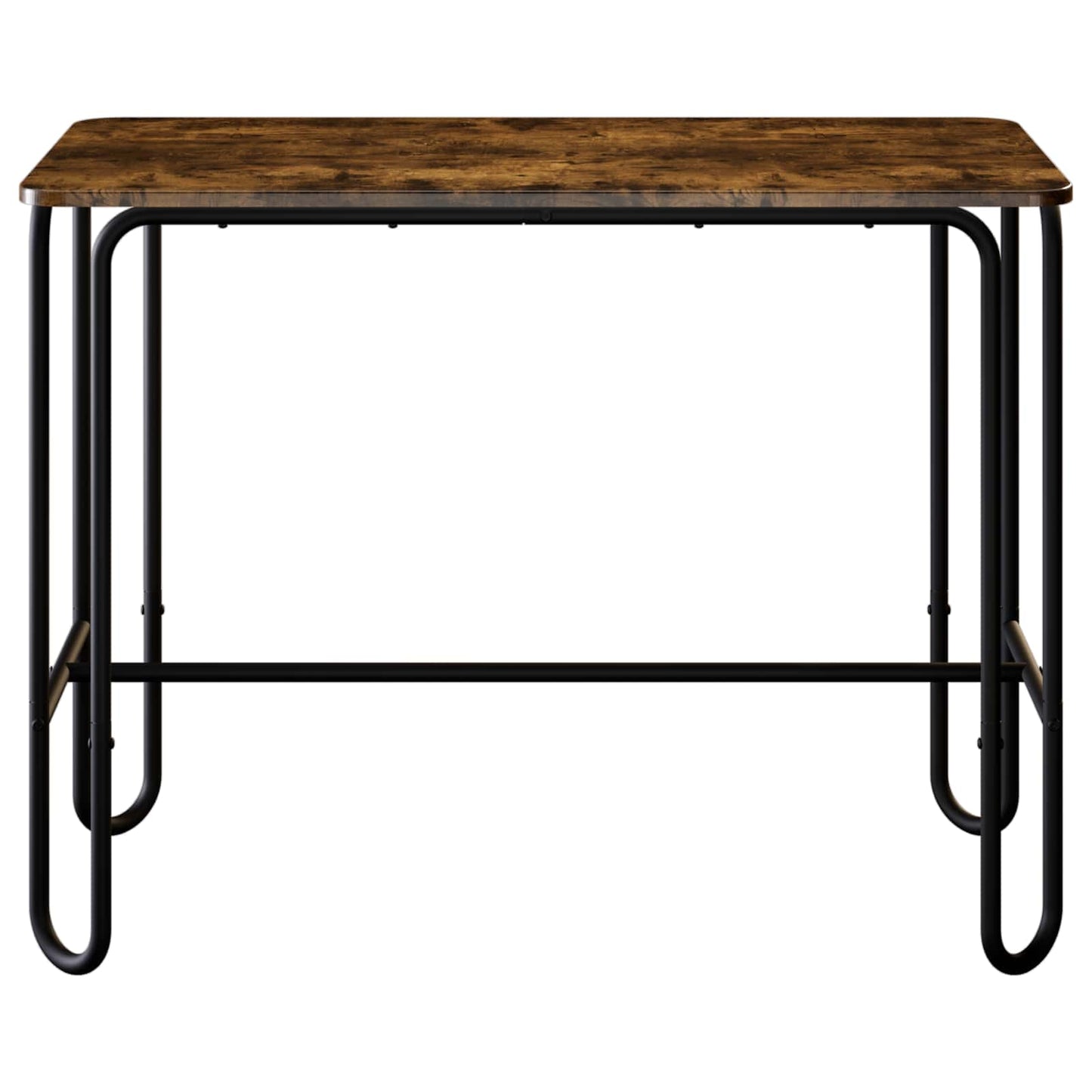 Eettafel 100 x 50 x 75 cm Bewerkt hout Gerookt eiken