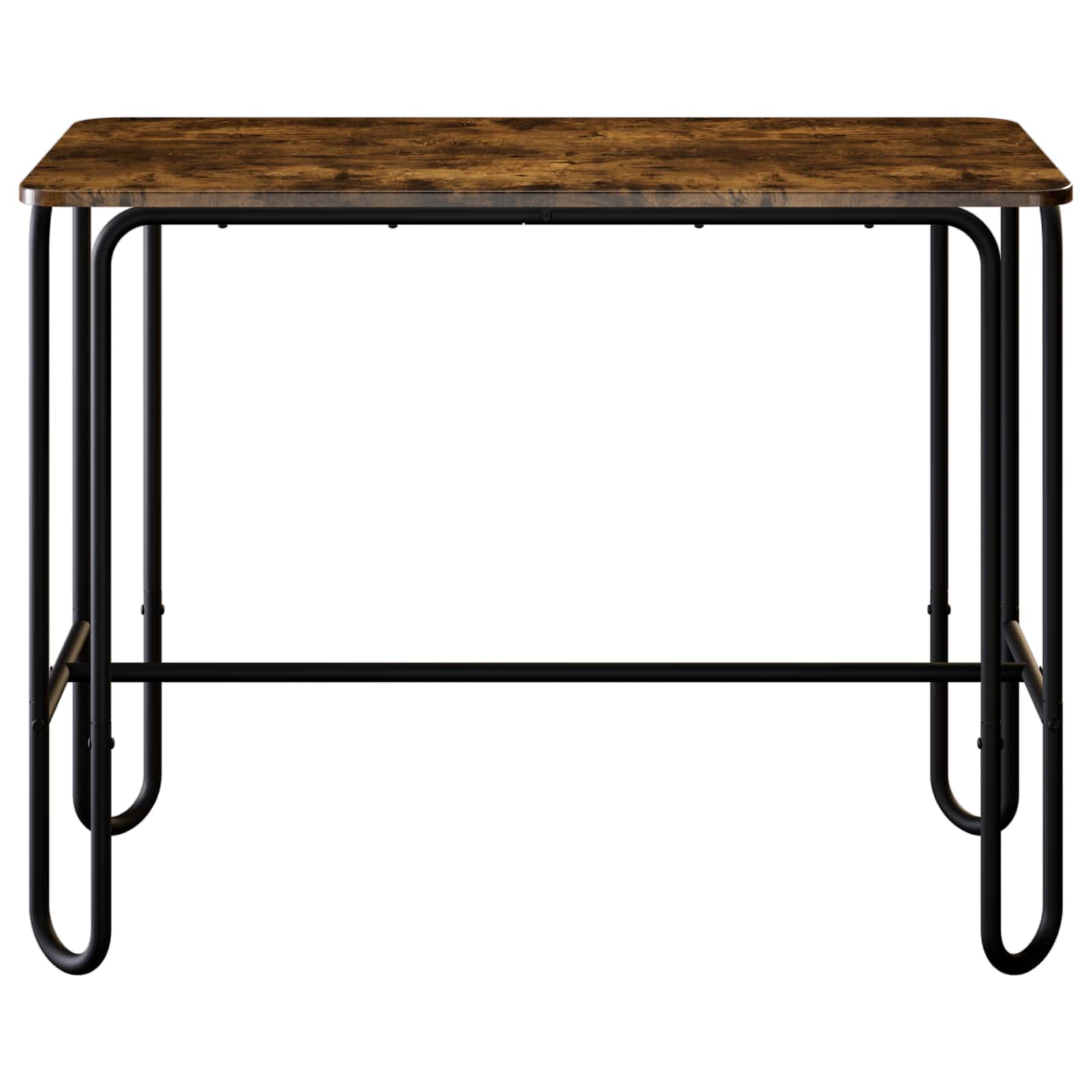 Eettafel 100 x 50 x 75 cm Bewerkt hout Gerookt eiken