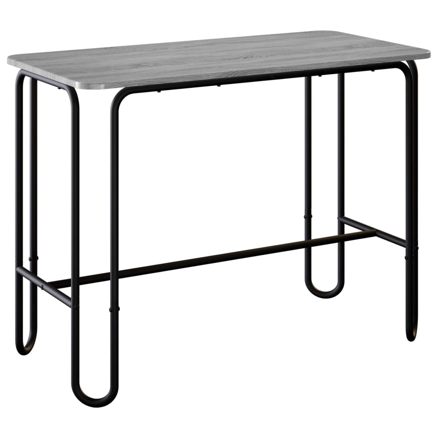Eettafel 100 x 50 x 75 cm Bewerkt hout Grijs Sonoma Rechthoekig