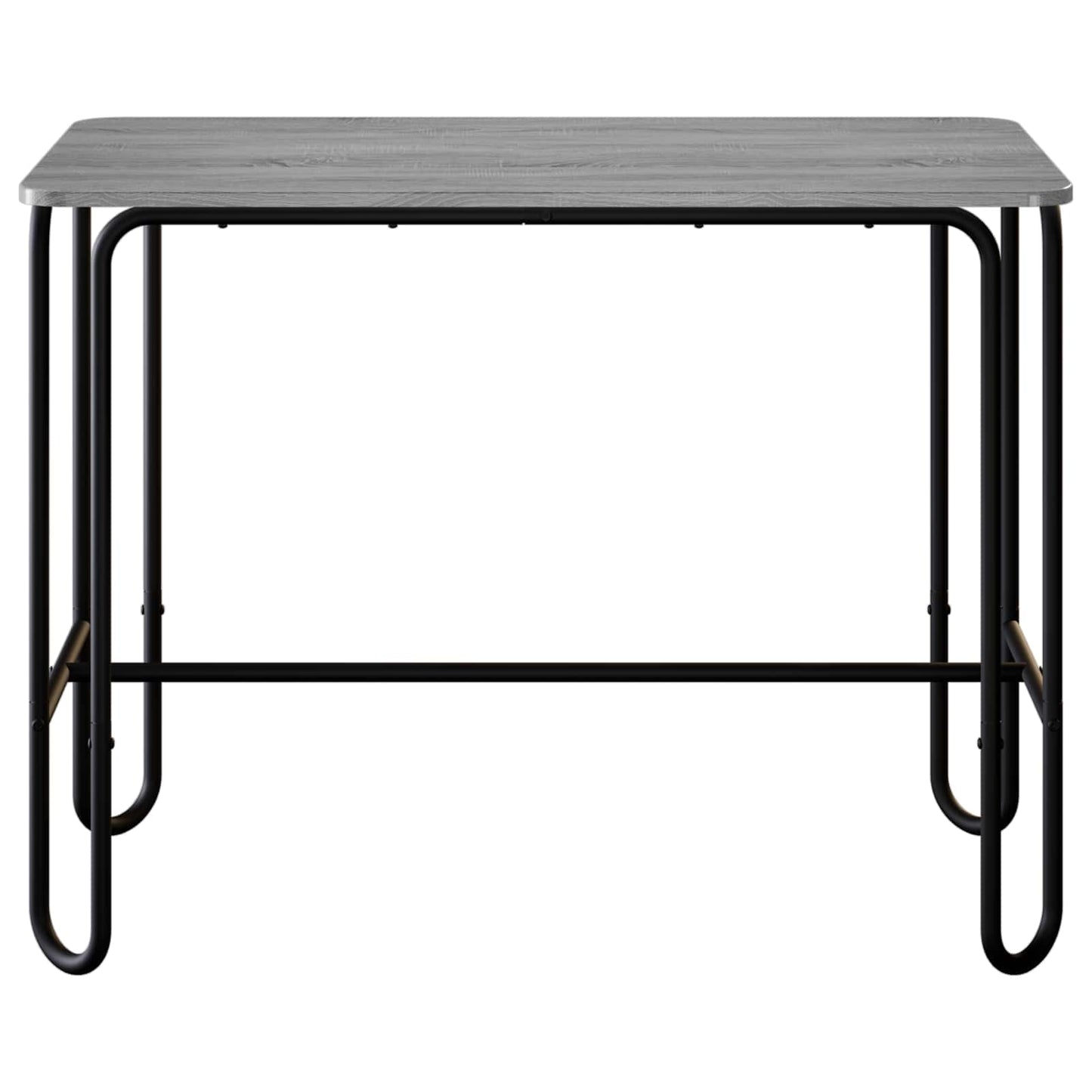 Eettafel 100 x 50 x 75 cm Bewerkt hout Grijs Sonoma Rechthoekig