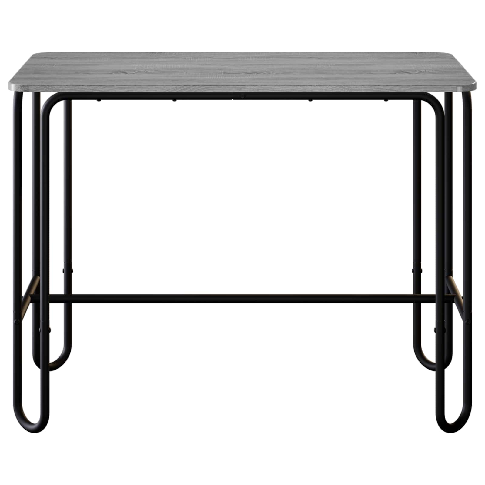 Eettafel 100 x 50 x 75 cm Bewerkt hout Grijs Sonoma Rechthoekig