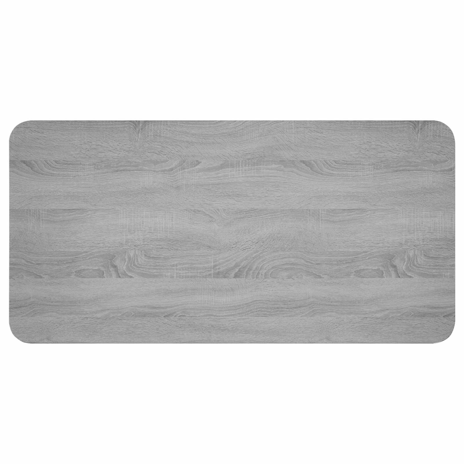 Eettafel 100 x 50 x 75 cm Bewerkt hout Grijs Sonoma Rechthoekig
