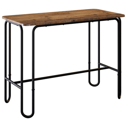 Eettafel 100 x 50 x 75 cm Bewerkt hout Oud hout Rechthoekig