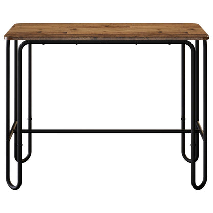 Eettafel 100 x 50 x 75 cm Bewerkt hout Oud hout Rechthoekig