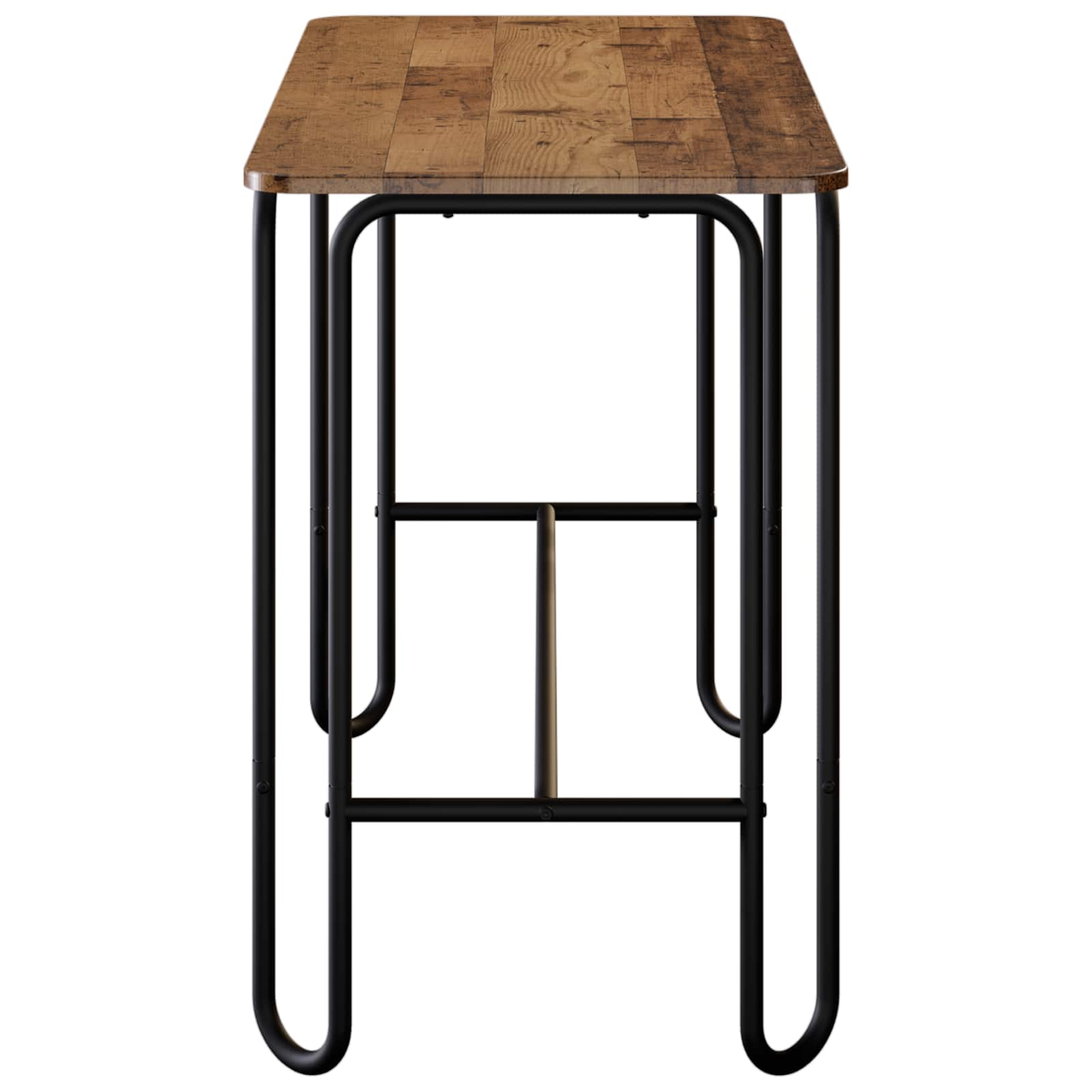 Eettafel 100 x 50 x 75 cm Bewerkt hout Oud hout Rechthoekig