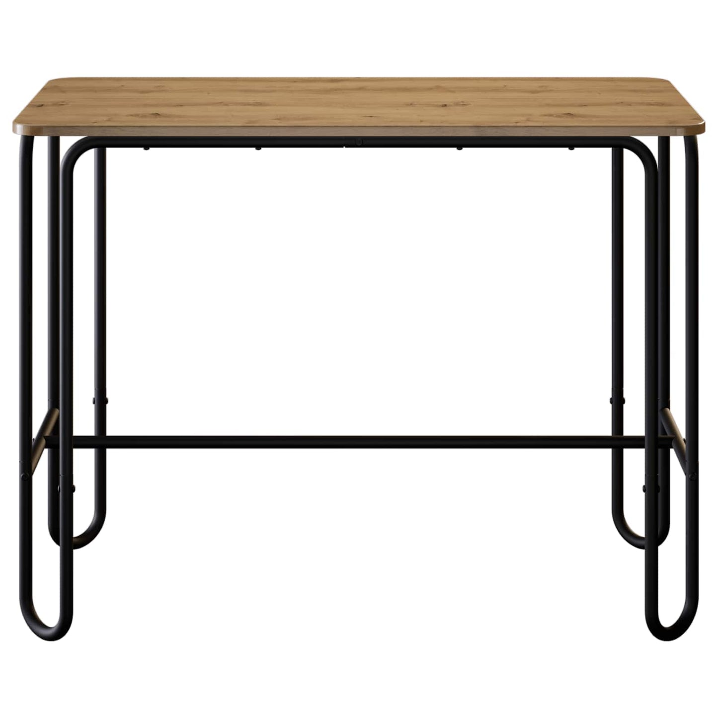 Eettafel 100 x 50 x 75 cm Bewerkt hout Artisanaal eiken