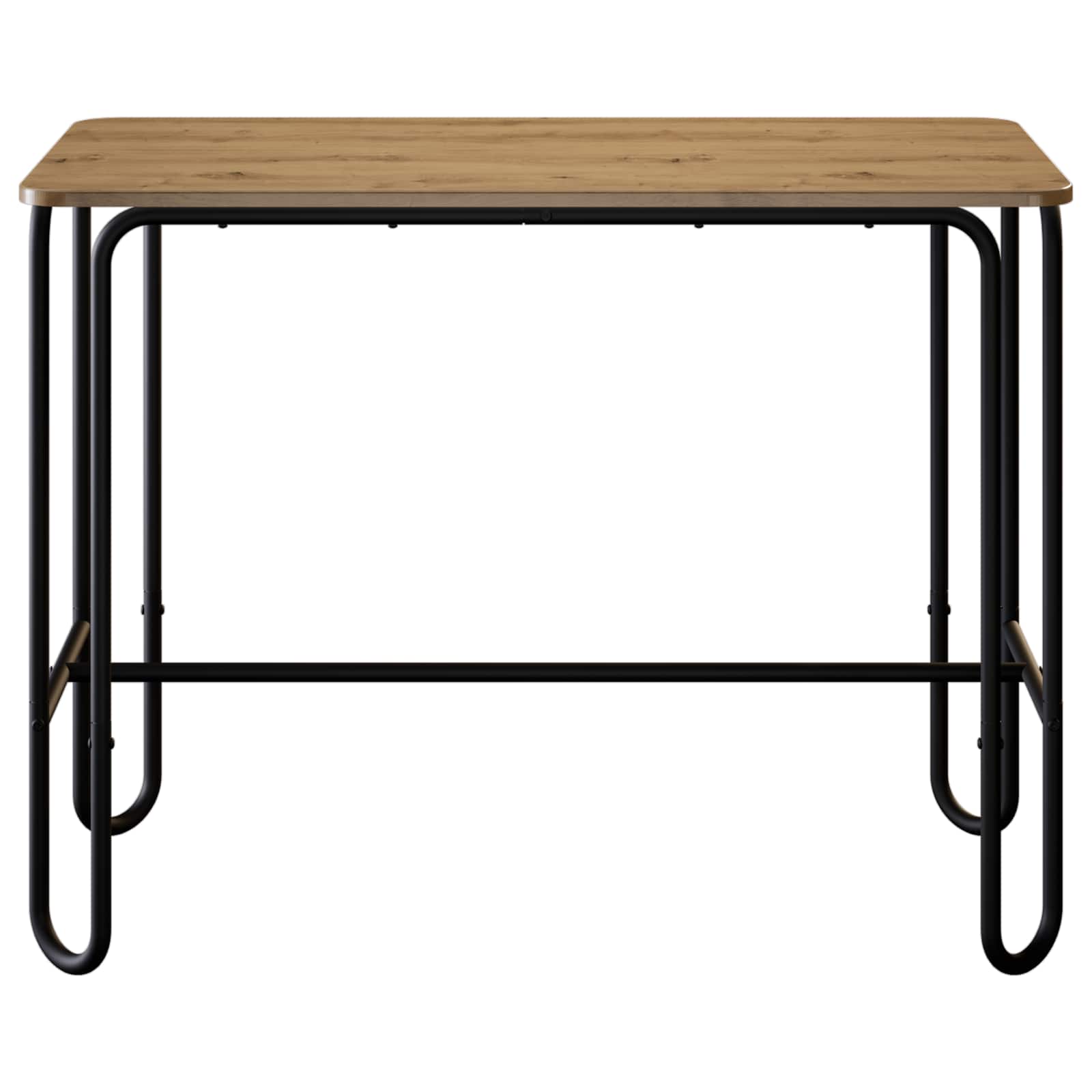 Eettafel 100 x 50 x 75 cm Bewerkt hout Artisanaal eiken
