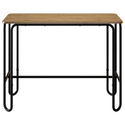 Eettafel 100 x 50 x 75 cm Bewerkt hout Artisanaal eiken