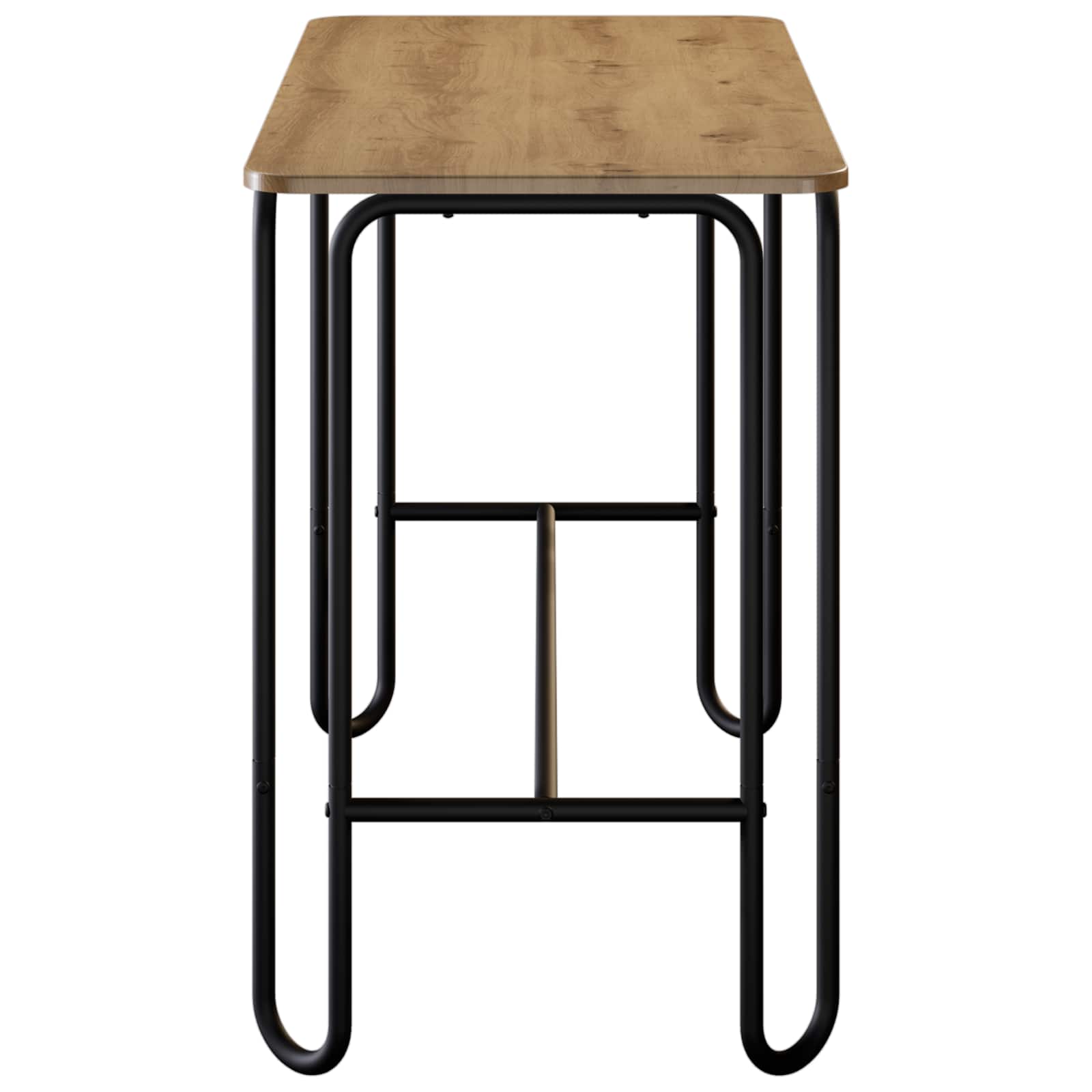 Eettafel 100 x 50 x 75 cm Bewerkt hout Artisanaal eiken