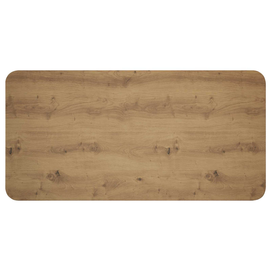 Eettafel 100 x 50 x 75 cm Bewerkt hout Artisanaal eiken