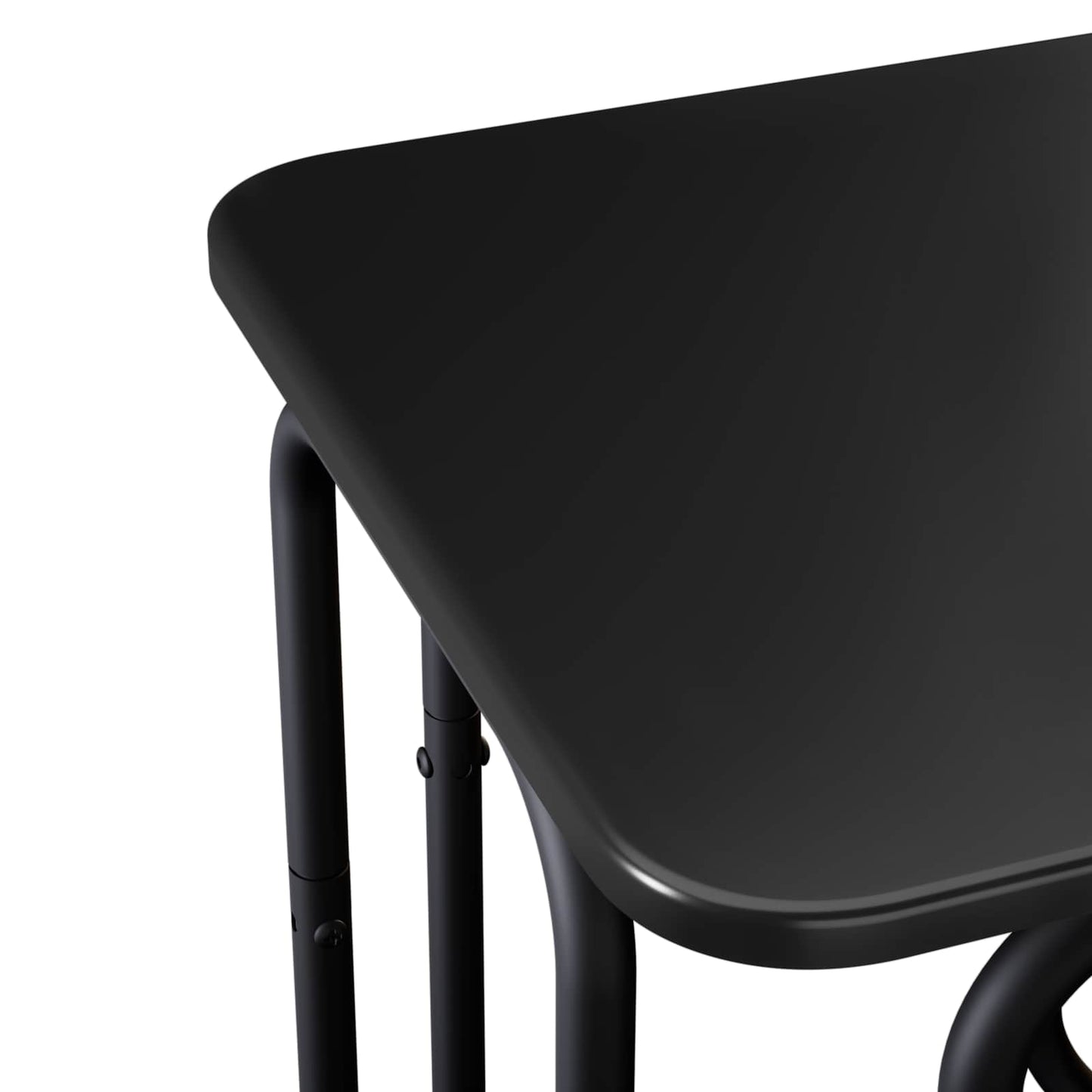 Salontafel Zwart 40 x 40 x 45 cm Bewerkt hout