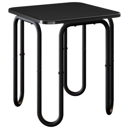 Salontafel Zwart 40 x 40 x 45 cm Bewerkt hout
