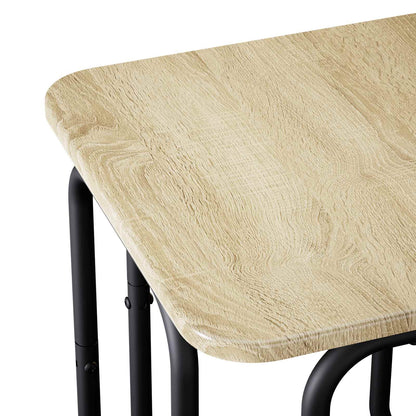 Salontafel Sonoma Eiken 40 x 40 x 45 cm Bewerkt hout