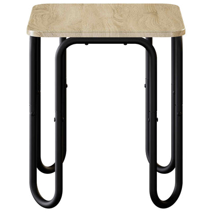 Salontafel Sonoma Eiken 40 x 40 x 45 cm Bewerkt hout