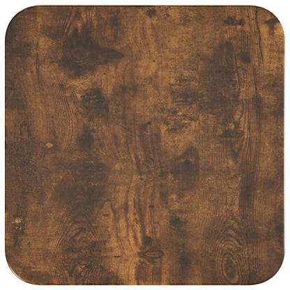 Salontafel Gerookt eiken 40 x 40 x 45 cm Bewerkt hout